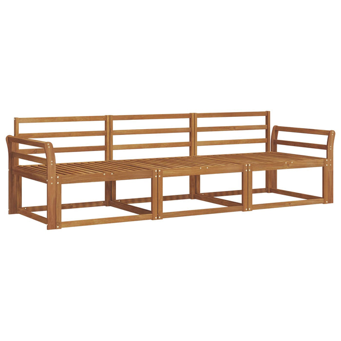 Set de canapele de exterior 3 pcs natural Lemn Solid de Acacia - WALTI WALTI