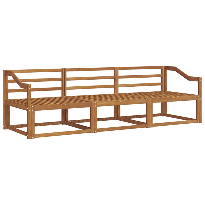 Set de canapele de exterior 3 pcs natural Lemn Solid de Acacia - WALTI WALTI