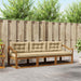 Set de canapele de exterior cu pernă 3 pcs Natural și Bej - WALTI WALTI
