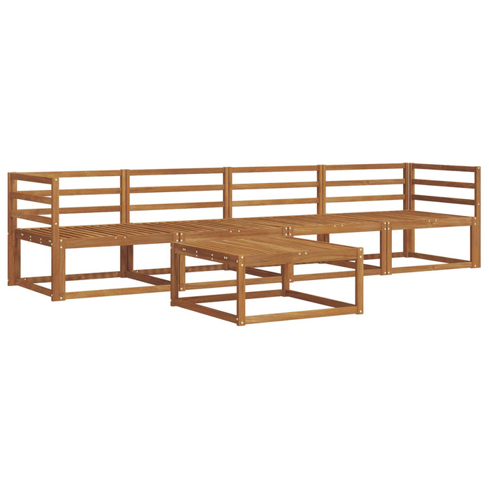 Set de canapele de exterior 5 pcs natural Lemn Solid de Acacia - WALTI WALTI