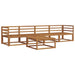 Set de canapele de exterior 5 pcs natural Lemn Solid de Acacia - WALTI WALTI