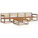 Set de canapele de exterior 5 pcs natural Lemn Solid de Acacia - WALTI WALTI