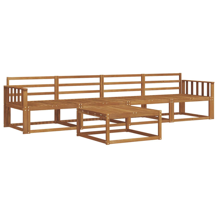 Set de canapele de exterior 5 pcs natural Lemn Solid de Acacia - WALTI WALTI