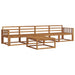 Set de canapele de exterior 5 pcs natural Lemn Solid de Acacia - WALTI WALTI