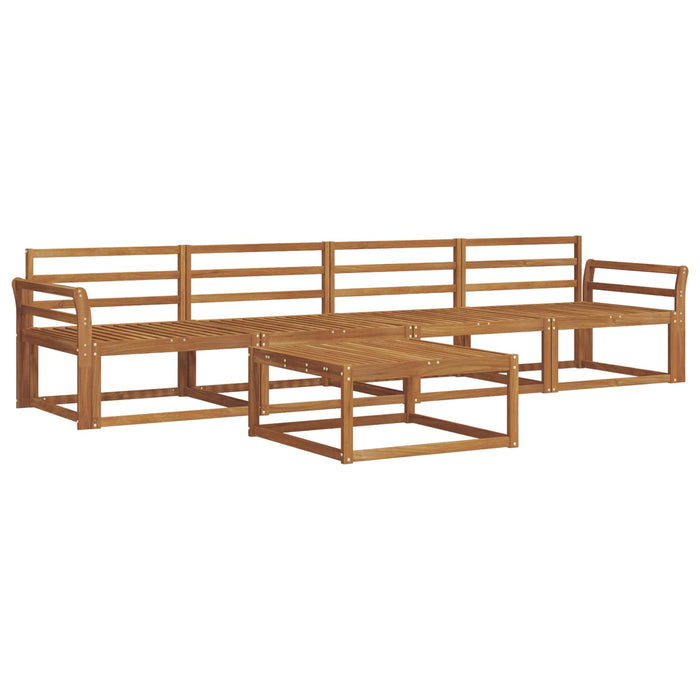 Set de canapele de exterior 5 pcs natural Lemn Solid de Acacia - WALTI WALTI