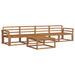 Set de canapele de exterior 5 pcs natural Lemn Solid de Acacia - WALTI WALTI