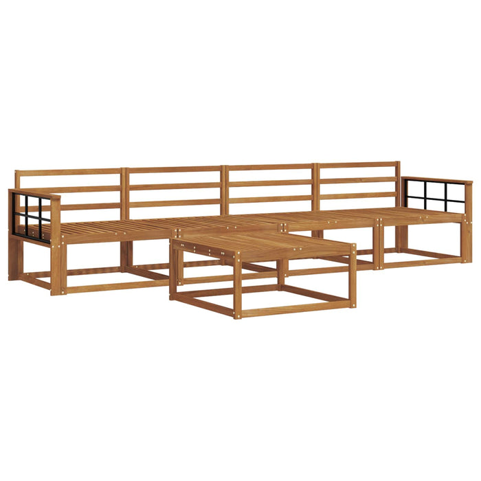 Set de canapele de exterior 5 pcs natural Lemn Solid de Acacia - WALTI WALTI