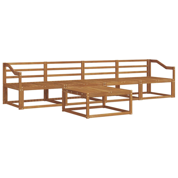 Set de canapele de exterior 5 pcs natural Lemn Solid de Acacia - WALTI WALTI