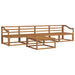 Set de canapele de exterior 5 pcs natural Lemn Solid de Acacia - WALTI WALTI