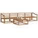 Set de canapele de exterior 5 pcs natural Lemn Solid de Acacia - WALTI WALTI