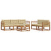 Set de canapele de exterior cu pernă 6 pcs Natural și Bej - WALTI WALTI