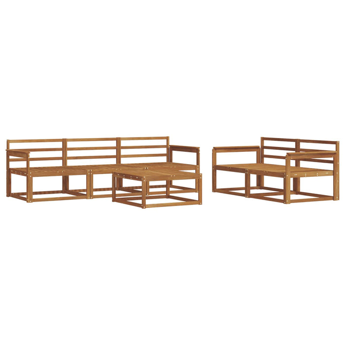 Set de canapele de exterior 6 pcs natural Lemn Solid de Acacia - WALTI WALTI