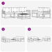 Set de canapele de exterior cu pernă 6 pcs Natural și Bej - WALTI WALTI