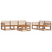 Set de canapele de exterior 6 pcs natural Lemn Solid de Acacia - WALTI WALTI