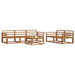 Set de canapele de exterior 6 pcs natural Lemn Solid de Acacia - WALTI WALTI