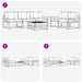 Set de canapele de exterior cu pernă 6 pcs Natural și Antracit - WALTI WALTI