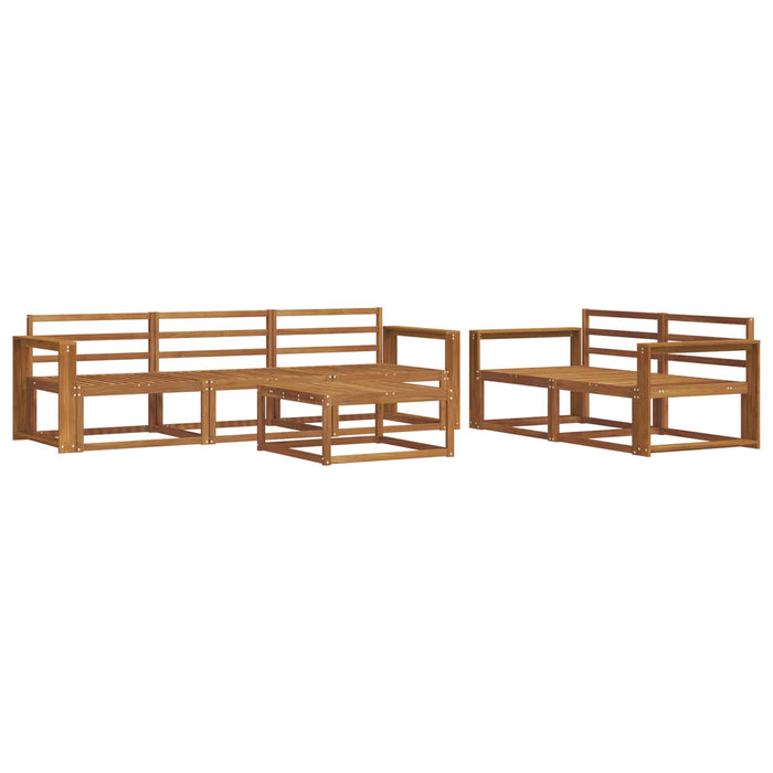 Set de canapele de exterior 6 pcs natural Lemn Solid de Acacia - WALTI WALTI