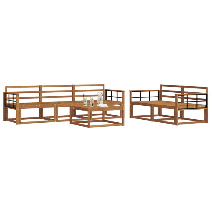 Set de canapele de exterior 6 pcs natural Lemn Solid de Acacia - WALTI WALTI