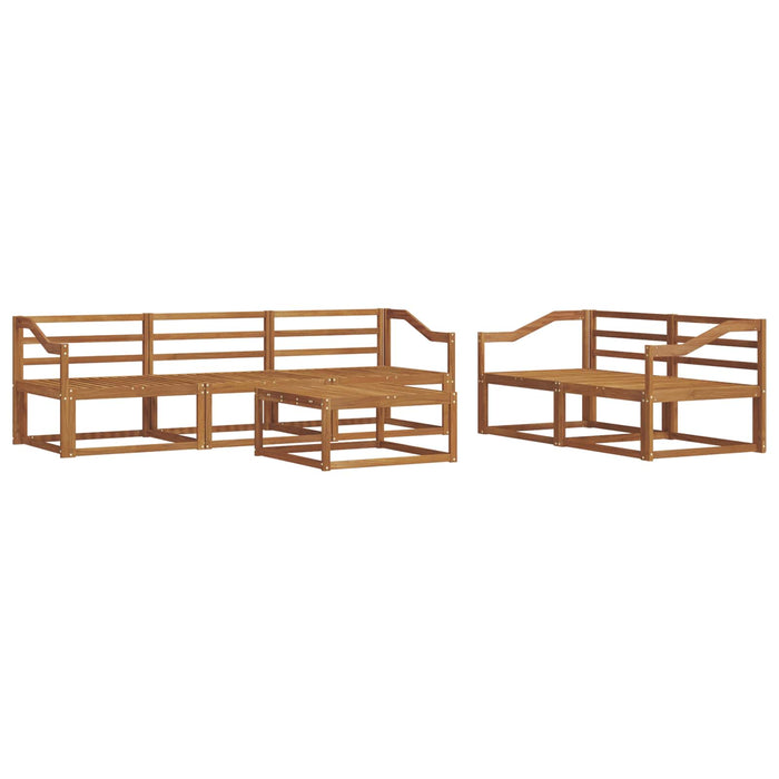Set de canapele de exterior 6 pcs natural Lemn Solid de Acacia - WALTI WALTI