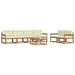 Set de canapele de exterior cu pernă 7 pcs Natural și Crem - WALTI WALTI