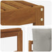 Set de canapele de exterior 7 pcs Gri natural și deschis - WALTI WALTI