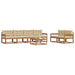Set de canapele de exterior cu pernă 7 pcs Natural și Bej - WALTI WALTI