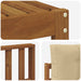 Set de canapele de exterior cu pernă 7 pcs Natural și Bej - WALTI WALTI