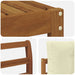 Set de canapele de exterior cu pernă 7 pcs Natural și Crem - WALTI WALTI