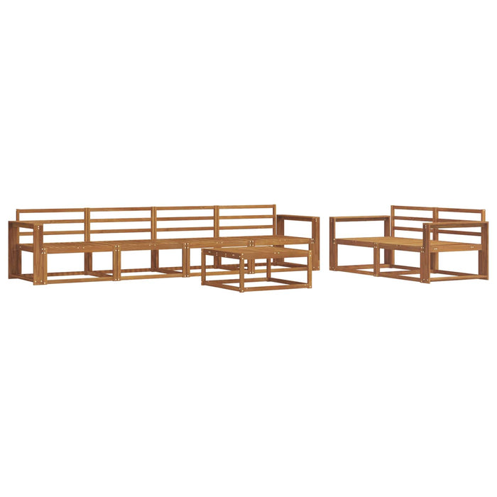Set de canapele de exterior 7 pcs natural Lemn Solid de Acacia WALTI
