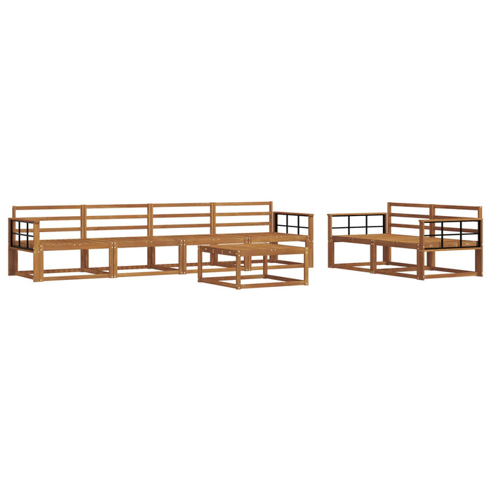 Set de canapele de exterior 7 pcs natural Lemn Solid de Acacia - WALTI WALTI
