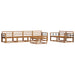 Set de canapele de exterior 7 pcs natural Lemn Solid de Acacia - WALTI WALTI