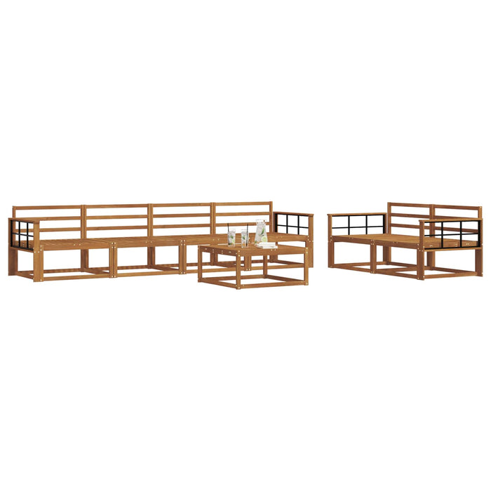 Set de canapele de exterior 7 pcs natural Lemn Solid de Acacia - WALTI WALTI