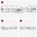 Set de canapele de exterior cu pernă 7 pcs Natural și Bej - WALTI WALTI