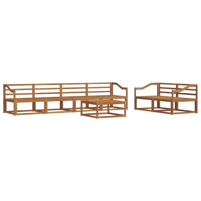 Set de canapele de exterior 7 pcs natural Lemn Solid de Acacia - WALTI WALTI