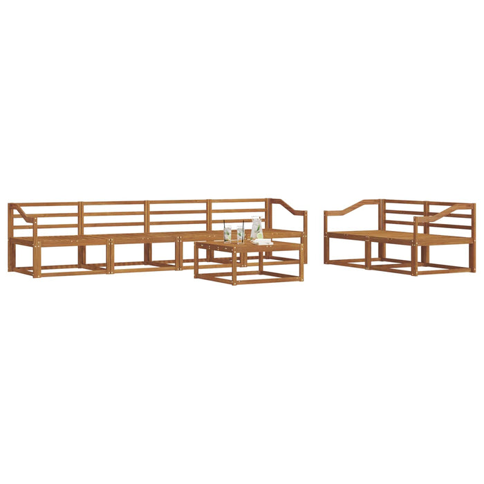 Set de canapele de exterior 7 pcs natural Lemn Solid de Acacia - WALTI WALTI