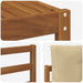 Set de canapele de exterior cu pernă 7 pcs Natural și Bej - WALTI WALTI