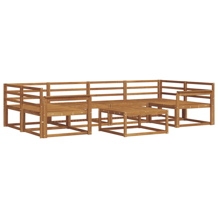Set de canapele de exterior 7 pcs natural Lemn Solid de Acacia - WALTI WALTI