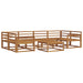 Set de canapele de exterior 7 pcs natural Lemn Solid de Acacia - WALTI WALTI