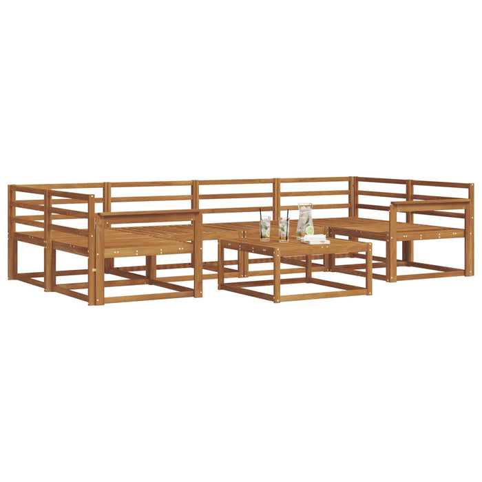 Set de canapele de exterior 7 pcs natural Lemn Solid de Acacia - WALTI WALTI