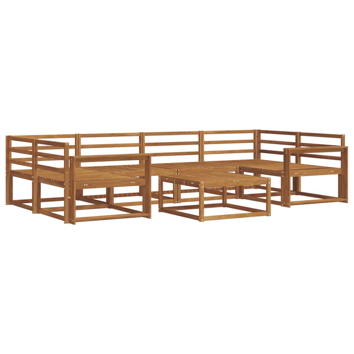 Set de canapele de exterior 7 pcs natural Lemn Solid de Acacia - WALTI WALTI