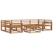Set de canapele de exterior 7 pcs natural Lemn Solid de Acacia - WALTI WALTI