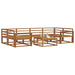 Set de canapele de exterior 7 pcs natural Lemn Solid de Acacia - WALTI WALTI