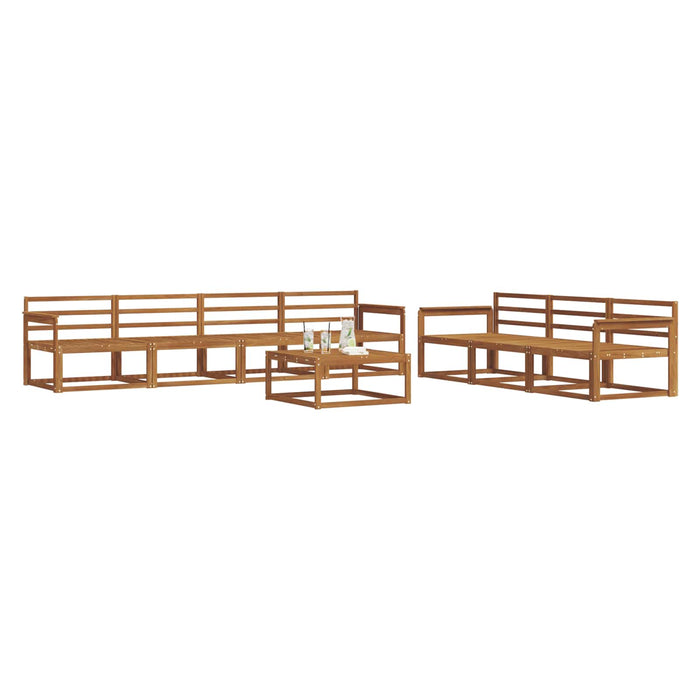 Set de canapele de exterior 8 pcs natural Lemn Solid de Acacia - WALTI WALTI