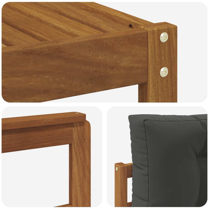 Set de canapele de exterior cu pernă 8 pcs Natural și Antracit - WALTI WALTI