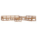 Set de canapele de exterior 8 pcs natural Lemn Solid de Acacia - WALTI WALTI