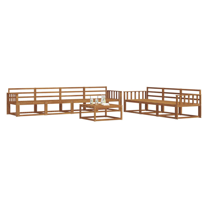 Set de canapele de exterior 8 pcs natural Lemn Solid de Acacia - WALTI WALTI