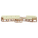 Set de canapele de exterior cu pernă 8 pcs Natural și Crem - WALTI WALTI