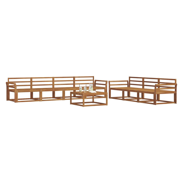 Set de canapele de exterior 8 pcs natural Lemn Solid de Acacia - WALTI WALTI