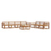 Set de canapele de exterior 8 pcs natural Lemn Solid de Acacia - WALTI WALTI