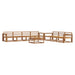 Set de canapele de exterior 8 pcs natural Lemn Solid de Acacia - WALTI WALTI